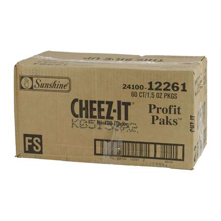CHEEZ-IT Cheez-It Profit Paks Original Crackers 1.5 oz., PK60 2410012261